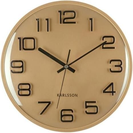 Karlsson Wall Clock 3D Numbers