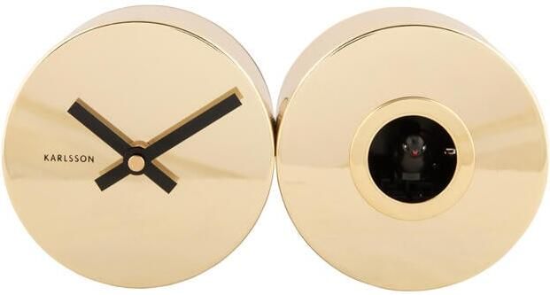 Karlsson Wall Clock Duo Cuckoo Plated