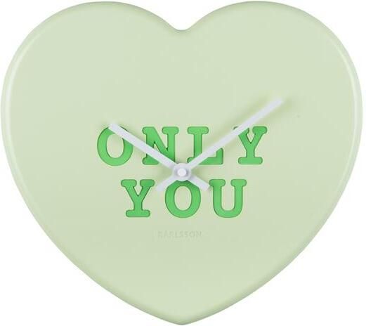 Karlsson Wall Clock Heart Candy