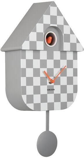 Karlsson Wall Clock Modern Cuckoo Checker