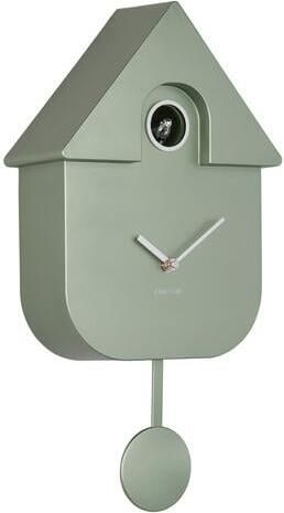 Karlsson Wall Clock Modern Cuckoo Metallic