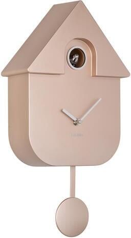 Karlsson Wall Clock Modern Cuckoo Metallic