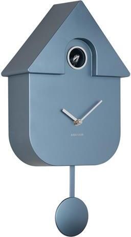 Karlsson Wall Clock Modern Cuckoo Metallic