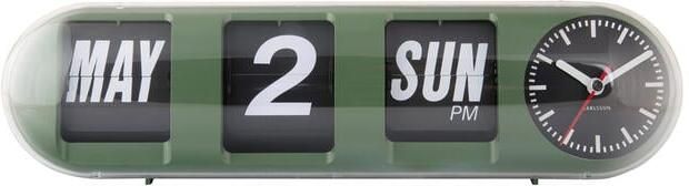 Karlsson Wall Clock Tube Flip