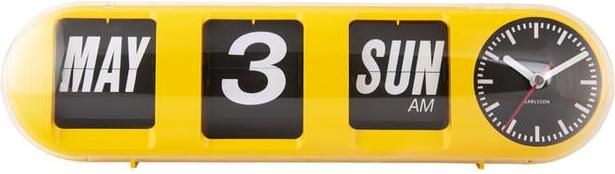 Karlsson Wall Clock Tube Flip