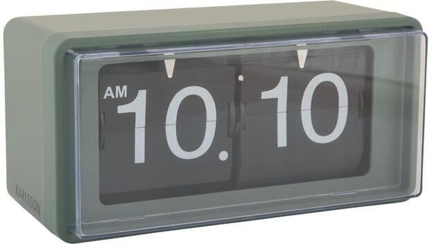 Karlsson Wall|Table Clock Retro Boxed Flip