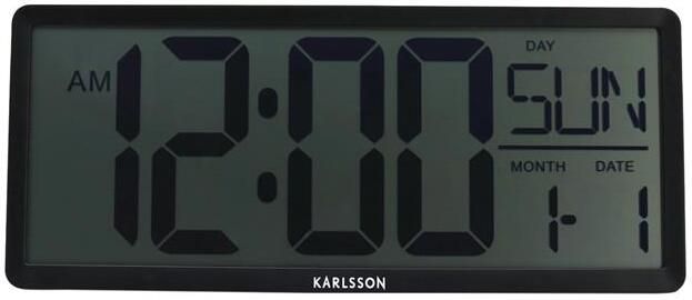 Karlsson Wall|Table Clock Retro LCD
