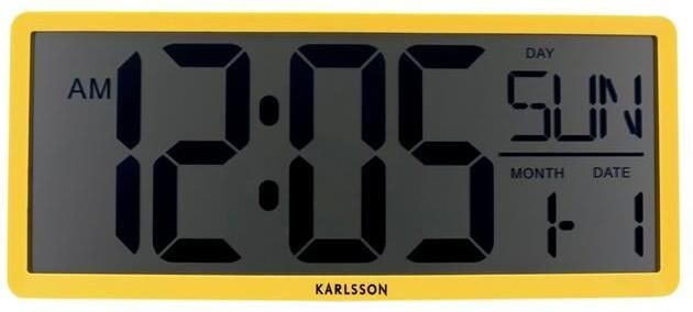 Karlsson Wall|Table Clock Retro LCD