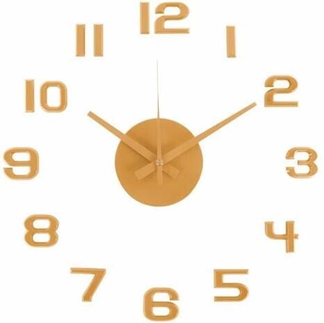 Karlsson Wandklok Diy Sunset Numbers Geel Ø35cm