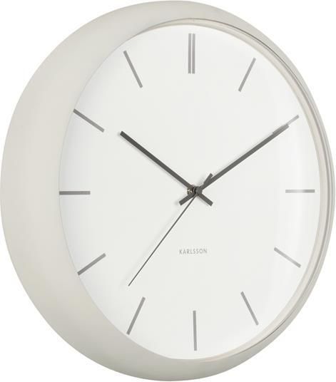 Karlsson Wandklok Nirvana Globe Warmgrijs