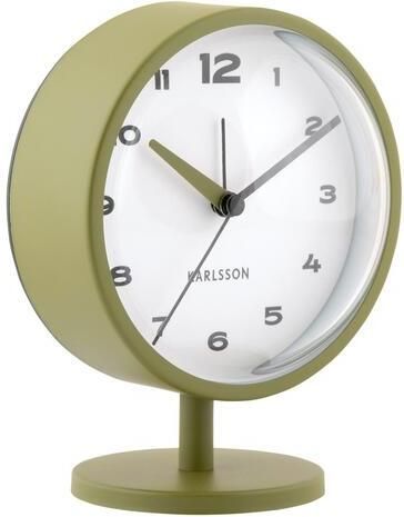 Karlsson Wekker Brisk Dome Legergroen 6.5x11x13.8cm