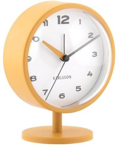 Karlsson Wekker Brisk Dome Okergeel 6.5x11x13.8cm