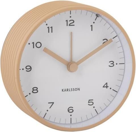 Karlsson Wekker Circus Rings Bruin Ø9cm