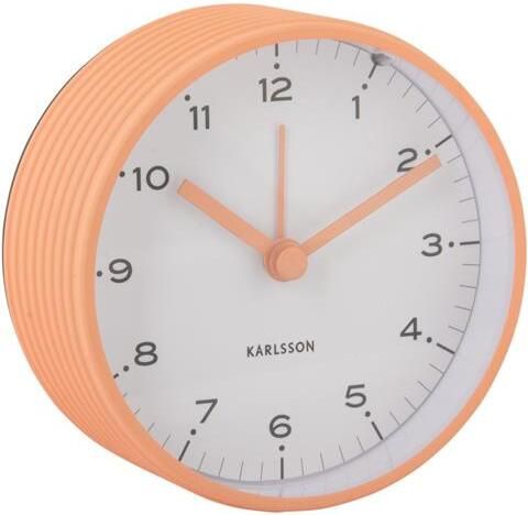 Karlsson Wekker Circus Rings Oranje Ø9cm