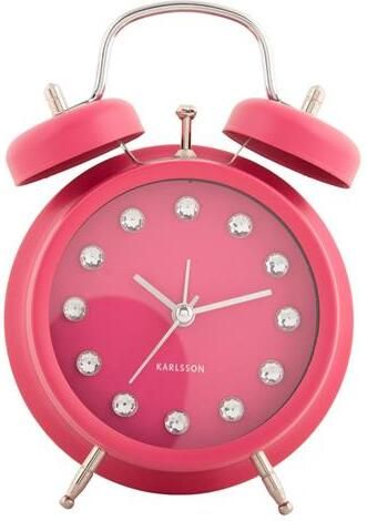 Karlsson Wekker Glam Diamonds Roze 11.8x5.7x17cm
