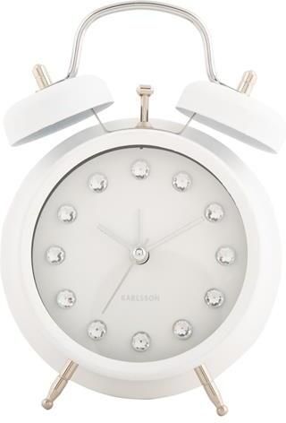 Karlsson Wekker Glam Diamonds Wit 11.8x5.7x17cm