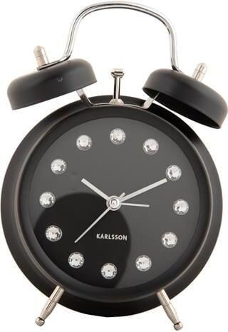 Karlsson Wekker Glam Diamonds Zwart 11.8x5.7x17cm