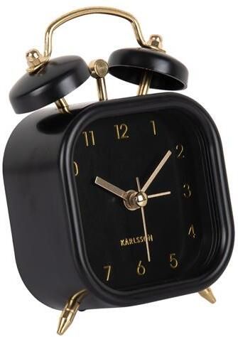 Karlsson Wekker Metallic Glam Vierkant Zwart