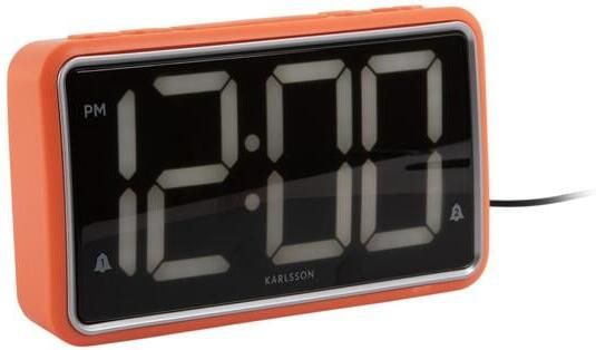 Karlsson Wekker New Retro Helderoranje 16.5x4.5x9cm