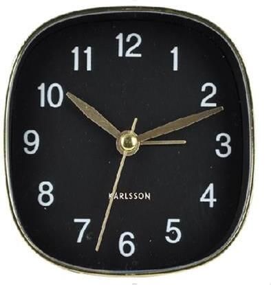 Karlsson Wekker Travel Vierkant Zwart