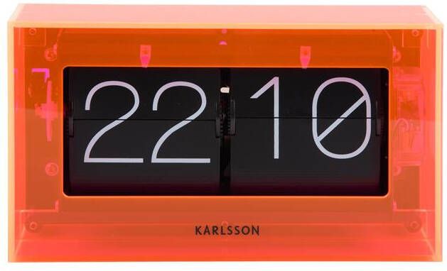 Karlsson Table clock Boxed Flip