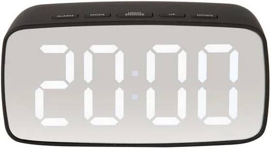 Karlsson Alarm clock Silver Mirror LED oval black - Foto 1