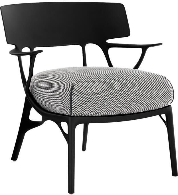 Kartell A.I. Tuinstoel Wit Zwart