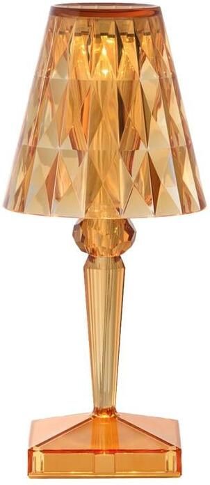 Kartell Battery Oplaadbare Tafellamp Pastel Orange