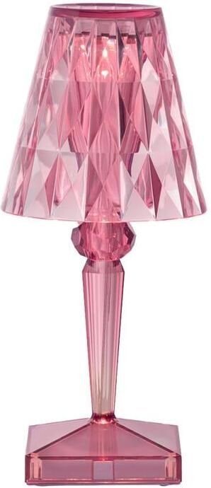 Kartell Battery Oplaadbare Tafellamp Pastel Pink