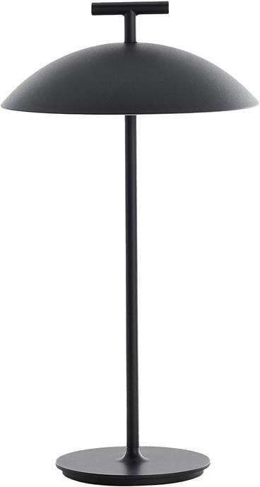 Kartell Mini Geen-A Oplaadbare Tafellamp Zwart