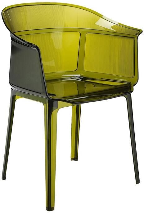 Kartell Papyrus Eetkamerstoel Olive Green