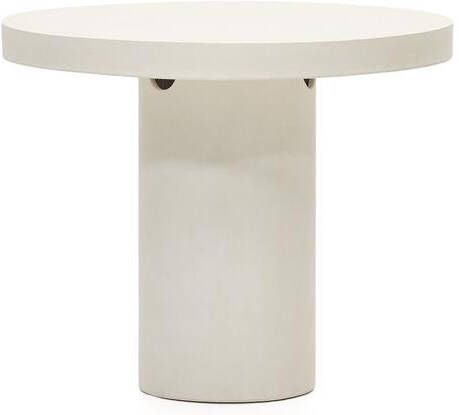 Kave Home Aiguablava ronde tafel in wit cement Ø 90 cm - Foto 2
