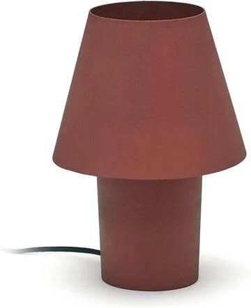 Kave Home Canapost tafellamp in metaal met terracotta geschilderde - Foto 2