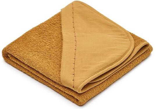 Kave Home Deya baby handdoek cape in mosterd katoen - Foto 1