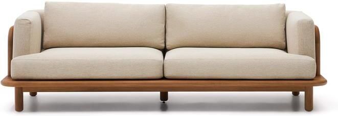 Kave Home 3-zitsbank Turqueta van FSC 100% massief teakhout 230 cm