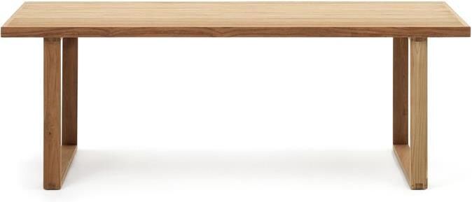 Kave Home Canadell 100% buitentafel in massief gerecycled teakhout