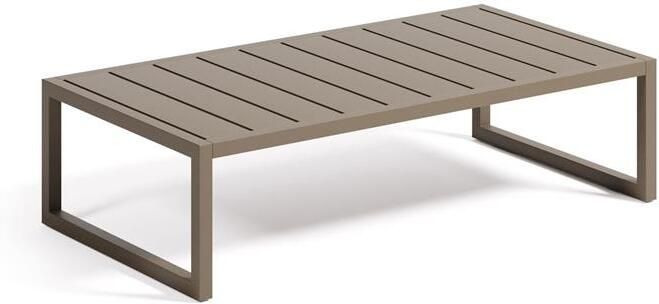 Kave Home Comova salontafel voor buiten in groen aluminium 60 x 114 cm - Foto 2