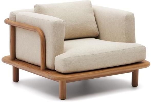 Kave Home Fauteuil Turqueta van FSC 100% massief teakhout