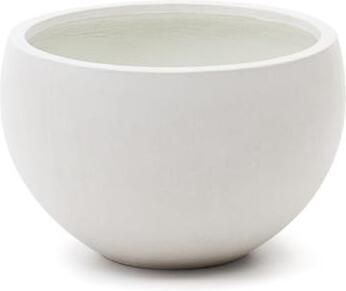 Kave Home Grau Bloempot van wit cement Ø 56 cm