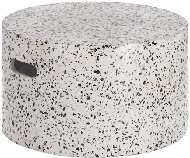 Kave Home Jenell wit terrazzo koffietafel Ø 52 cm