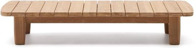 Kave Home Koffietafel Tirant van FSC 100% massief teakhout 140 x 70 cm - Foto 3