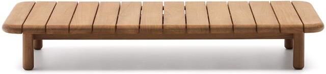 Kave Home Koffietafel Turqueta van FSC 100% massief teakhout 140 x 70 cm - Foto 2