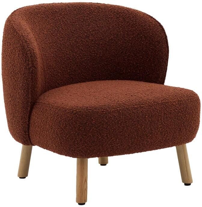Kave Home Ulit Fauteuil Bouclé Terracotta