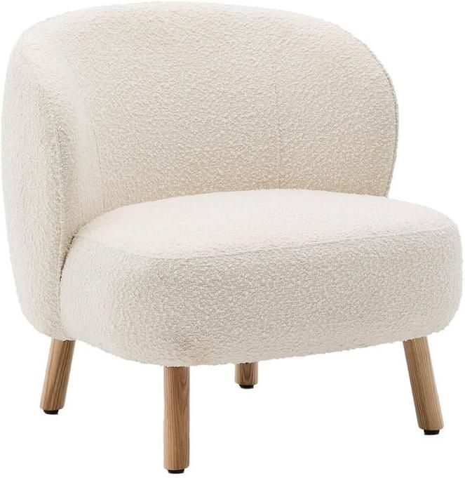 Kave Home Ulit Fauteuil Bouclé Wit