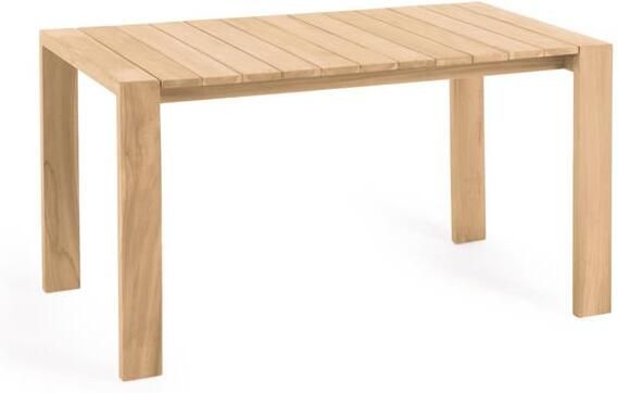 Kave Home Victoire tuintafel in massief teakhout 160 x 90 cm - Foto 2
