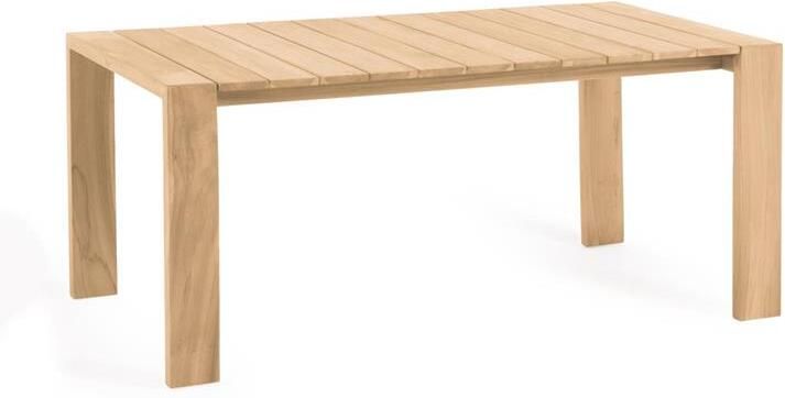 Kave Home Victoire tuintafel in massief teakhout 240 x 110 cm