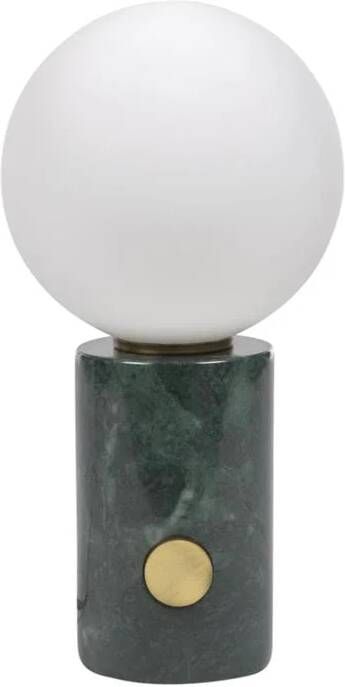 Kave Home Tafellamp Lonela Marmer en messing 29cm hoog Donkergroen - Foto 2