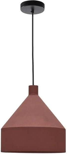 Kave Home Peralta plafondlamp in metaal met terractotta geschilderde - Foto 1
