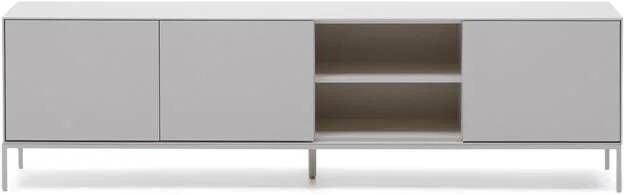 Kave Home Vedrana-TV-meubel met 3 deuren witgelakt MDF 195 x 55 cm - Foto 4