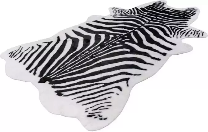 Kayoom Desert Zebra Vloerkleed Zwart Wit